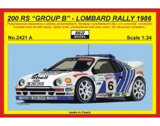 Kit – RS 200 „Official“ - 1986 Lombard rally - # 2 Blomqvist / # 6 Grundel